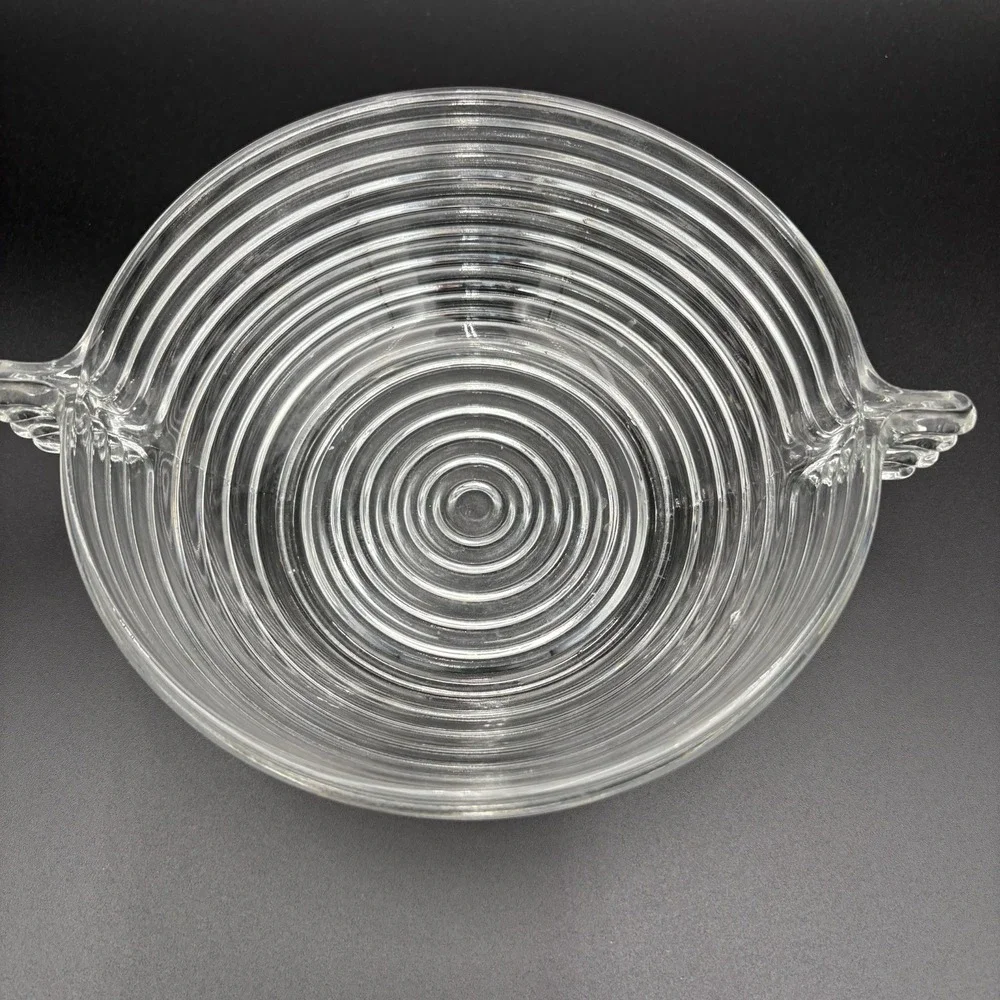 Vintage Anchor Hocking Ribbed Depression Glass 